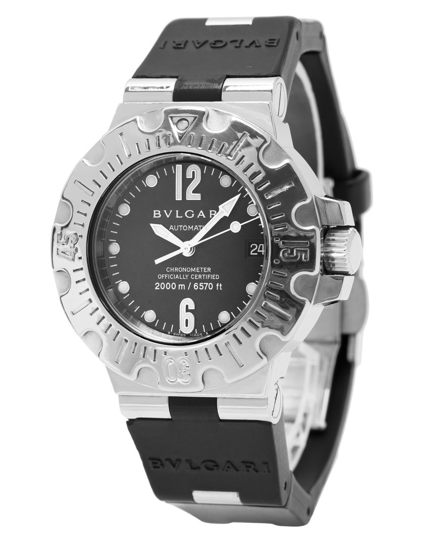 Bvlgari Diagono Professional SD42S - 42 mm Rubber side