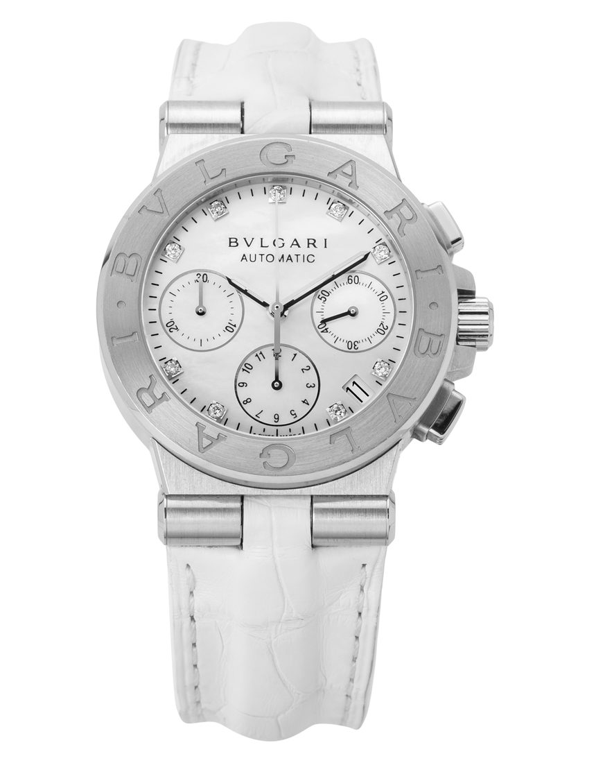 Bvlgari Diagono DG35SCH - 35 mm Leather back