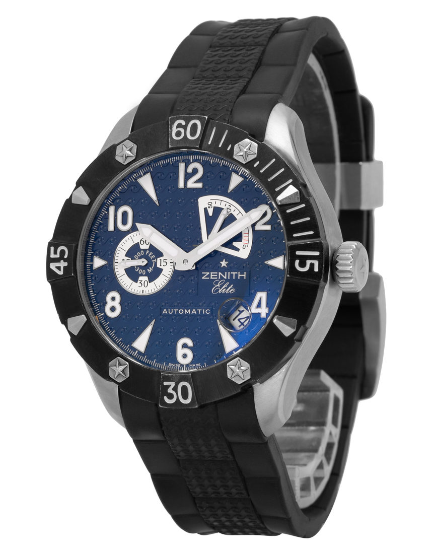 Zenith Defy Classic Power Reserve Elite SEA 03.0519.685/51.R674 - 43 mm Rubber side