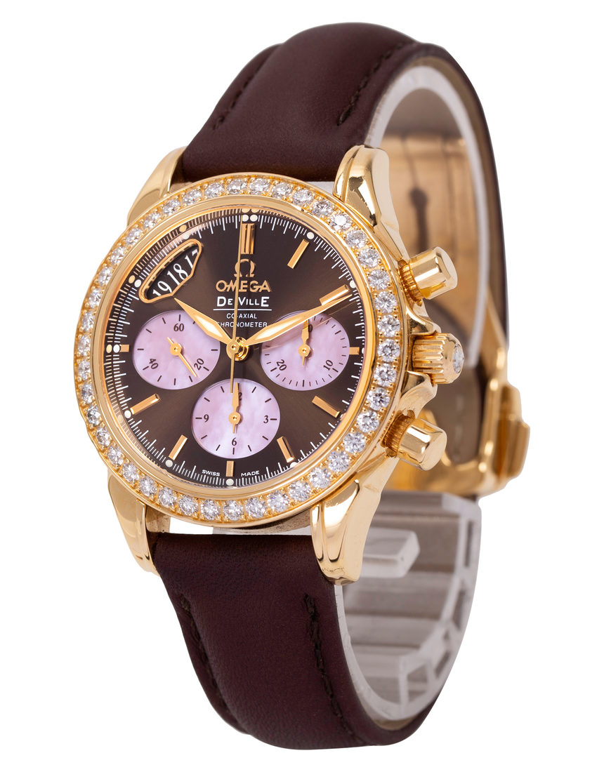 Omega De Ville Ladies 4673.60.37 - 35 mm Leather side
