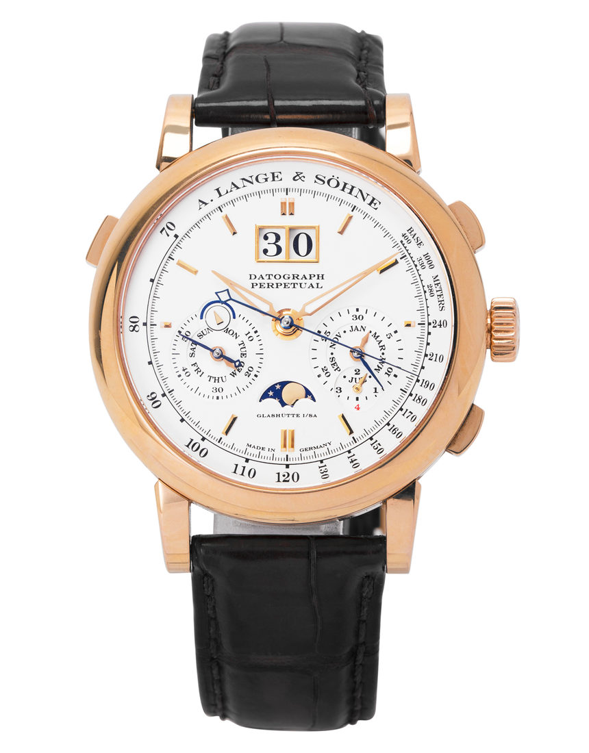 A. Lange & Sohne Datograph Perpetual 410.032 E - 41 mm Leather back