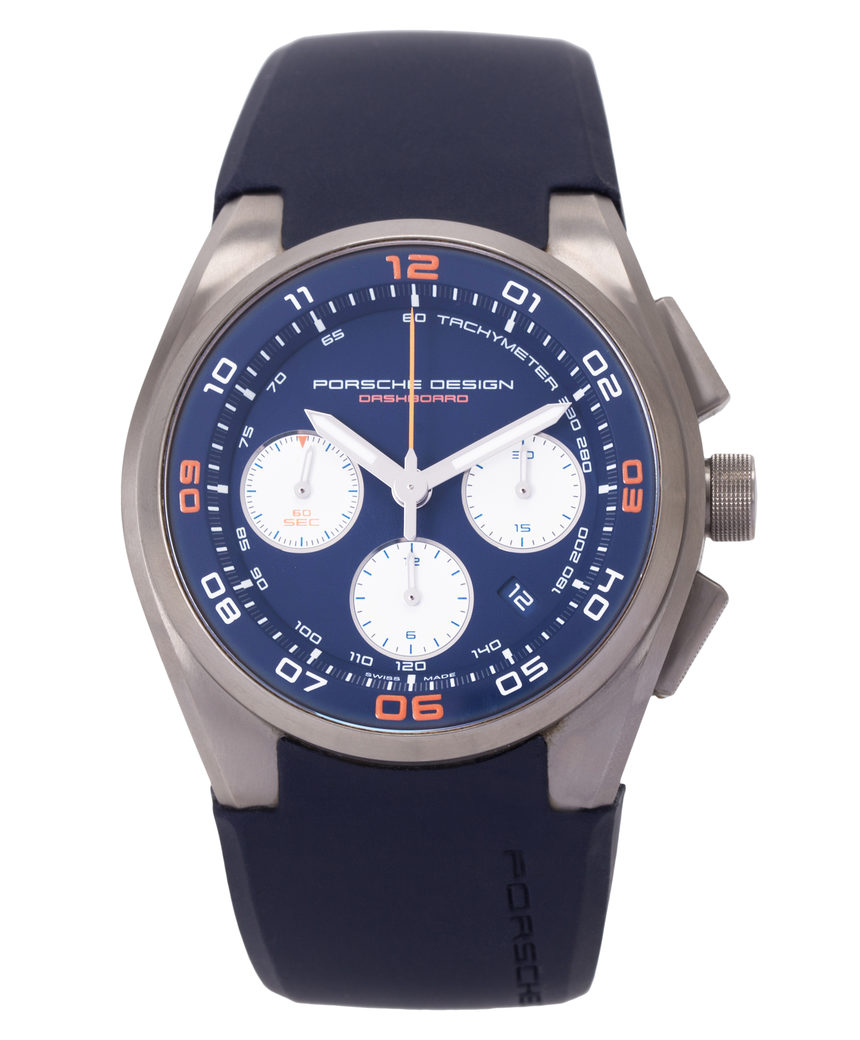 Porsche Design Dashboard Chronograph P6620 - 44 mm Rubber back