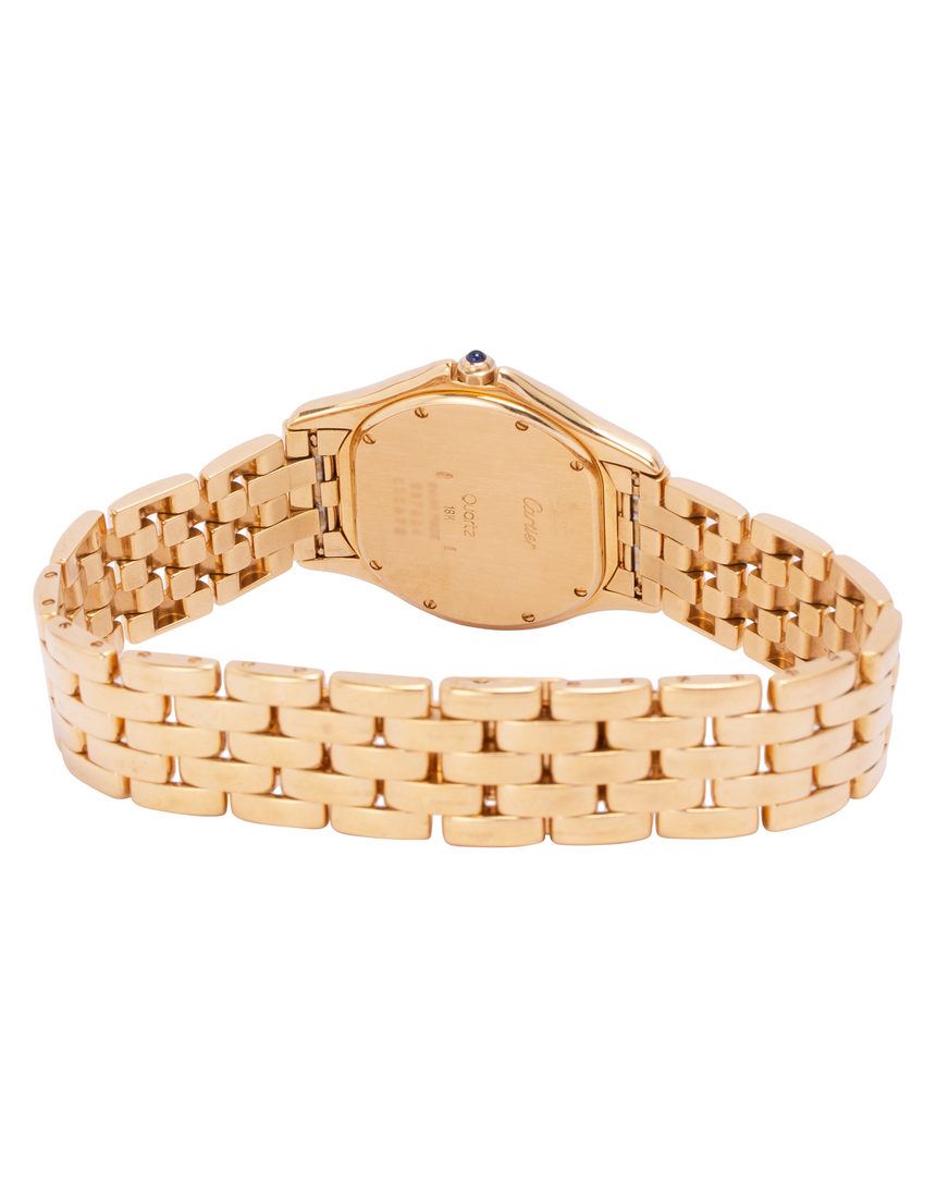 Cartier Cougar W25013B9 - 33 mm Yellow Gold