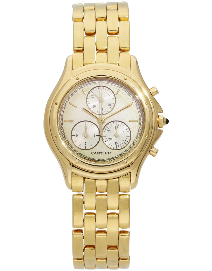 Cartier Cougar 11621 - 32 mm Yellow Gold back