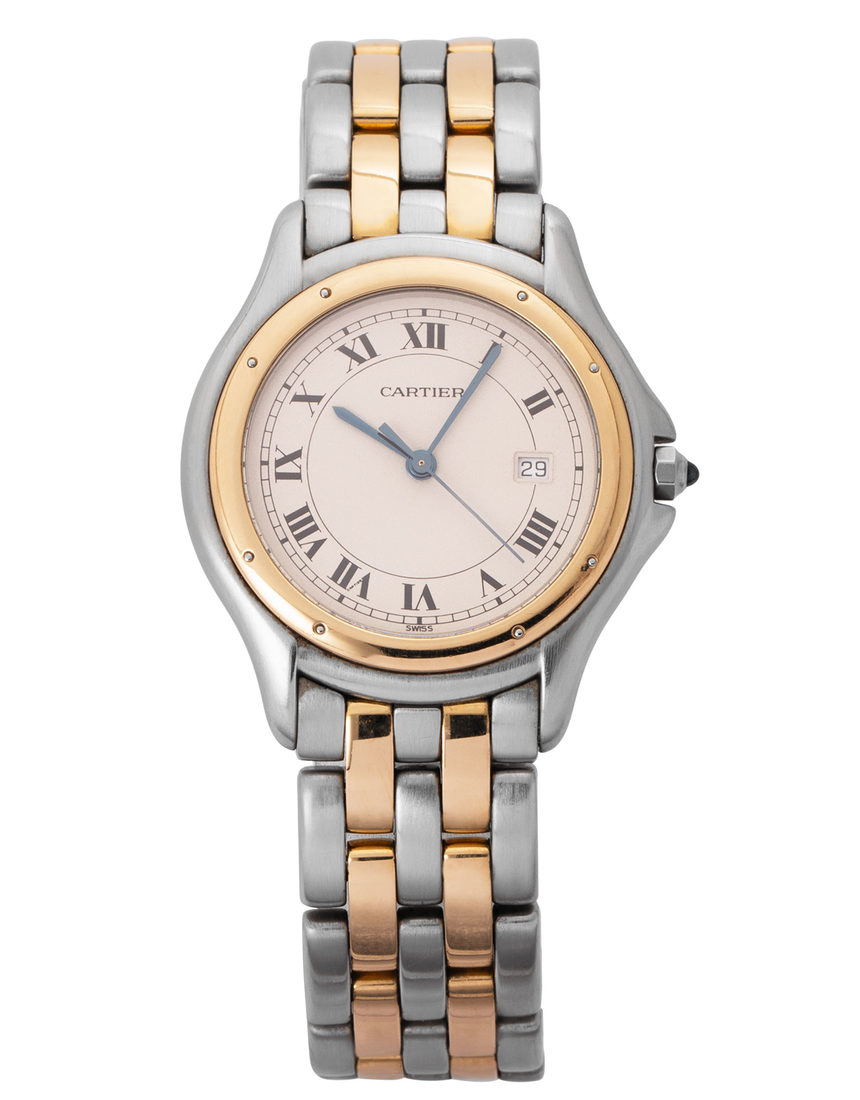 Cartier Cougar W35006B6 187904/ 1180 - 33 mm Steel back