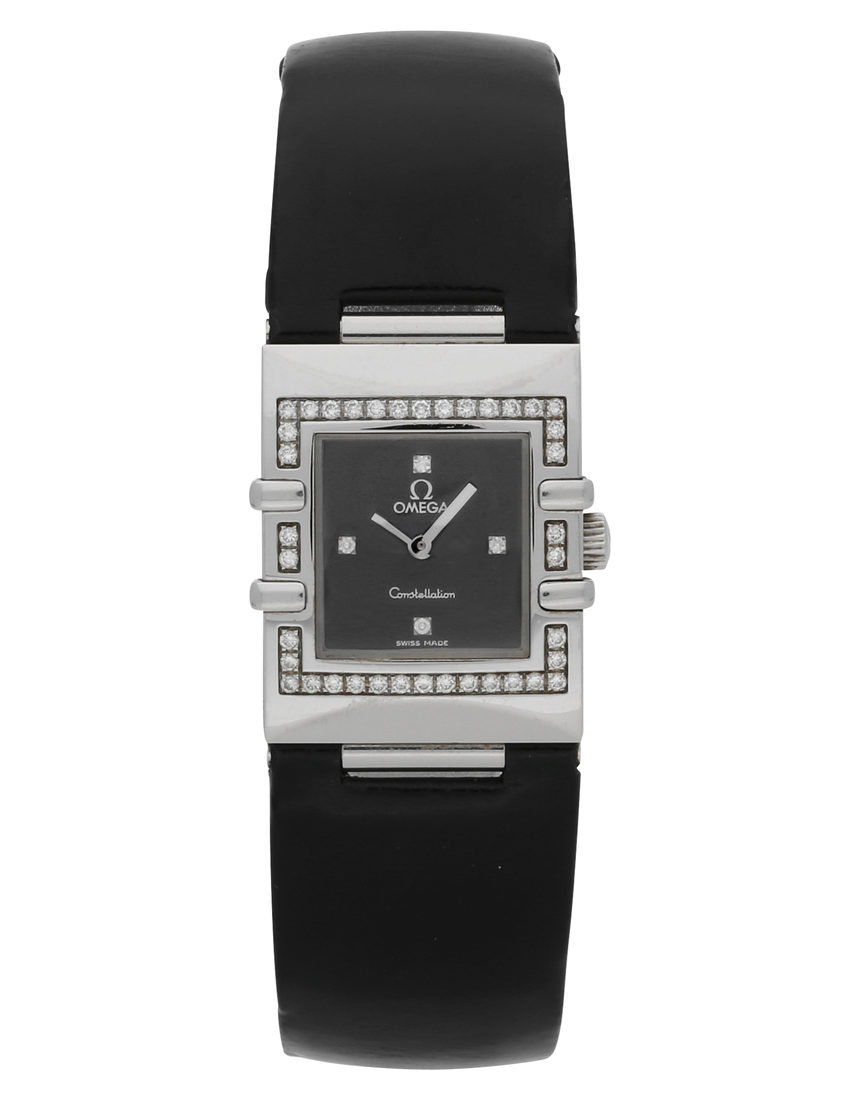 Omega Constellation Quadra 1835.46.51 - 19 mm Leather back