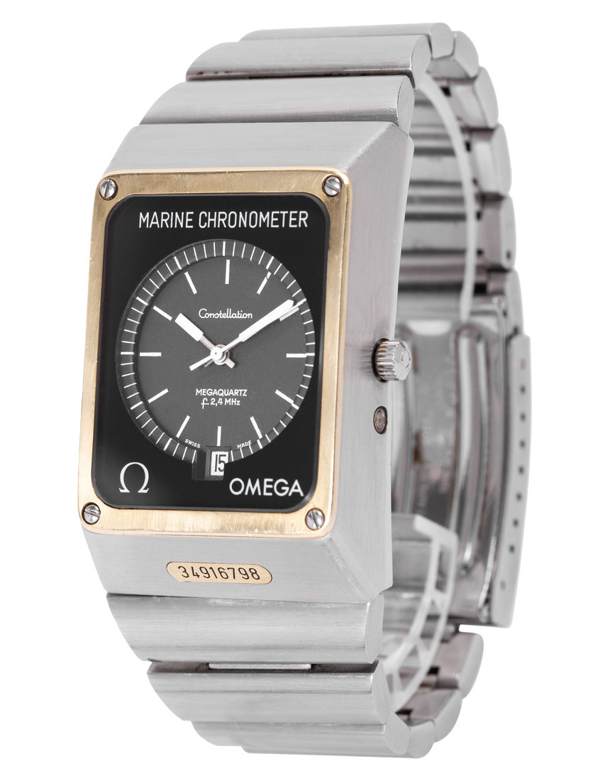 Omega Constellation Megaquartz 189.074 - 32 mm Steel side