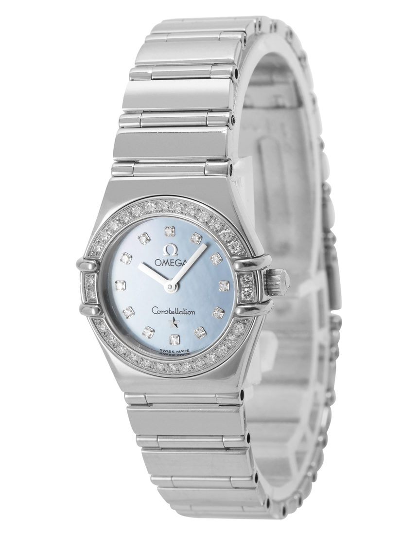 Omega Constellation Ladies 1165.77.00 - 22.5 mm White Gold side