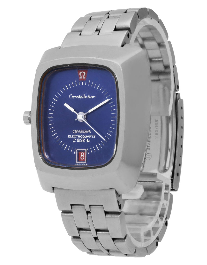 Omega Constellation Electroquartz F8192 196.005 - 37 mm Steel side