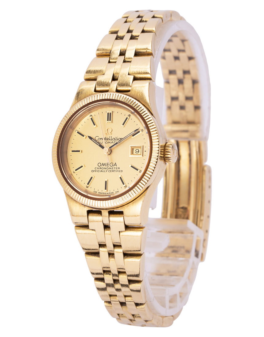 Omega Constellation Automatic 252225 - 28.5 mm Yellow Gold side