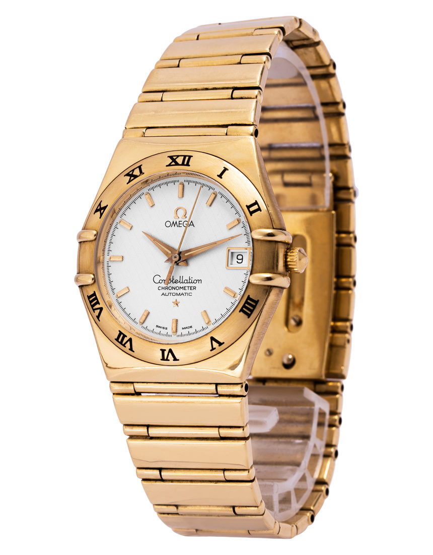 Omega Constellation 368.1201 - 35 mm Yellow Gold side
