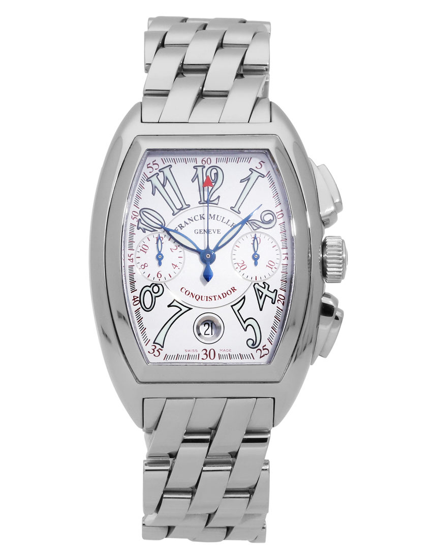 Franck Muller Conquistador 8001 CC - 34 mm Steel back