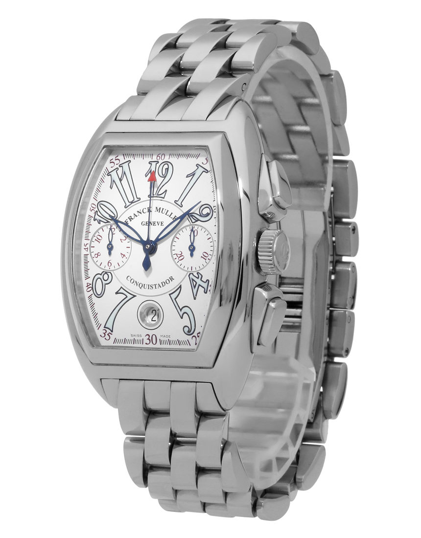 Franck Muller Conquistador 8001 CC - 34 mm Steel side