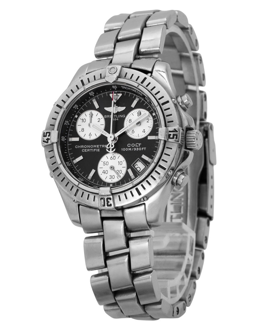 Breitling Colt Quartz A73350 - 38 mm Steel side