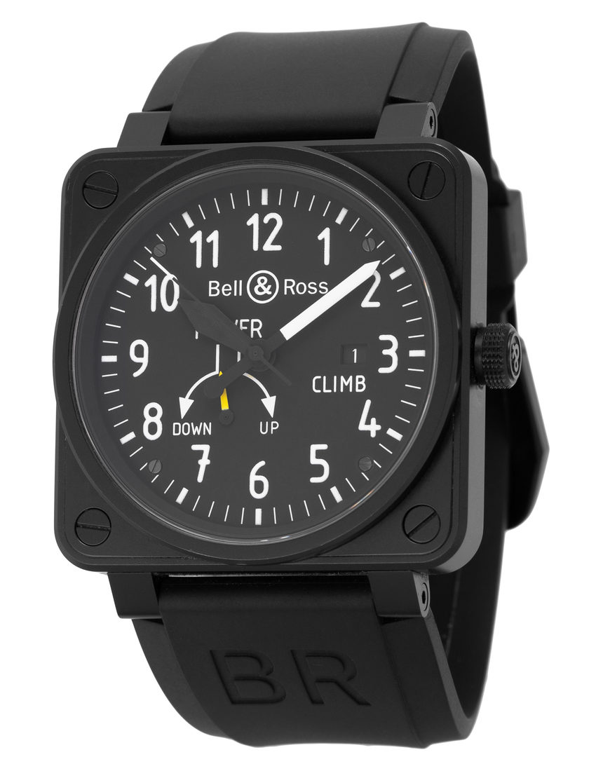 Bell and Ross Climb BR01-97-SCL - 46 mm Rubber side