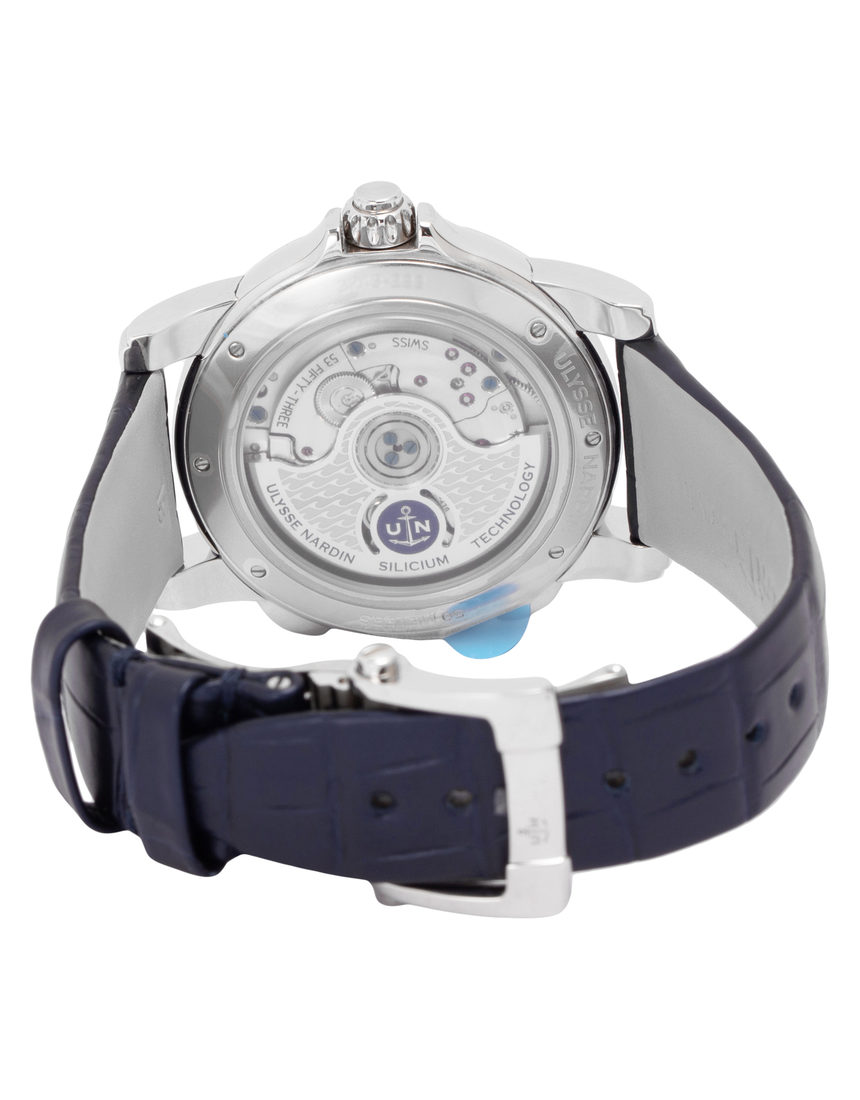 Ulysse Nardin Classico Dual Time 3243-222B/93 - 38 mm Leather