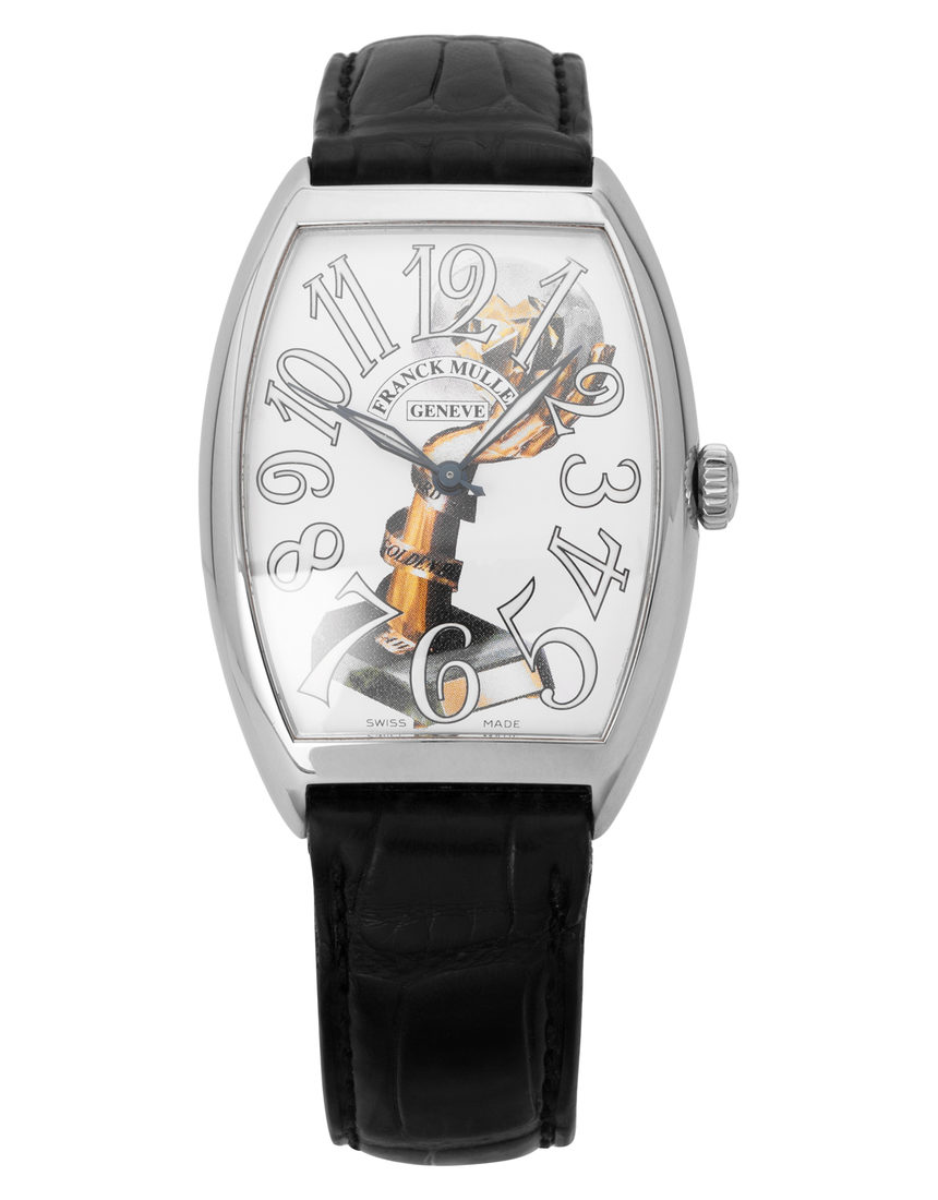 Franck Muller Cintree Curvex 6850 SC - 33 mm Leather back