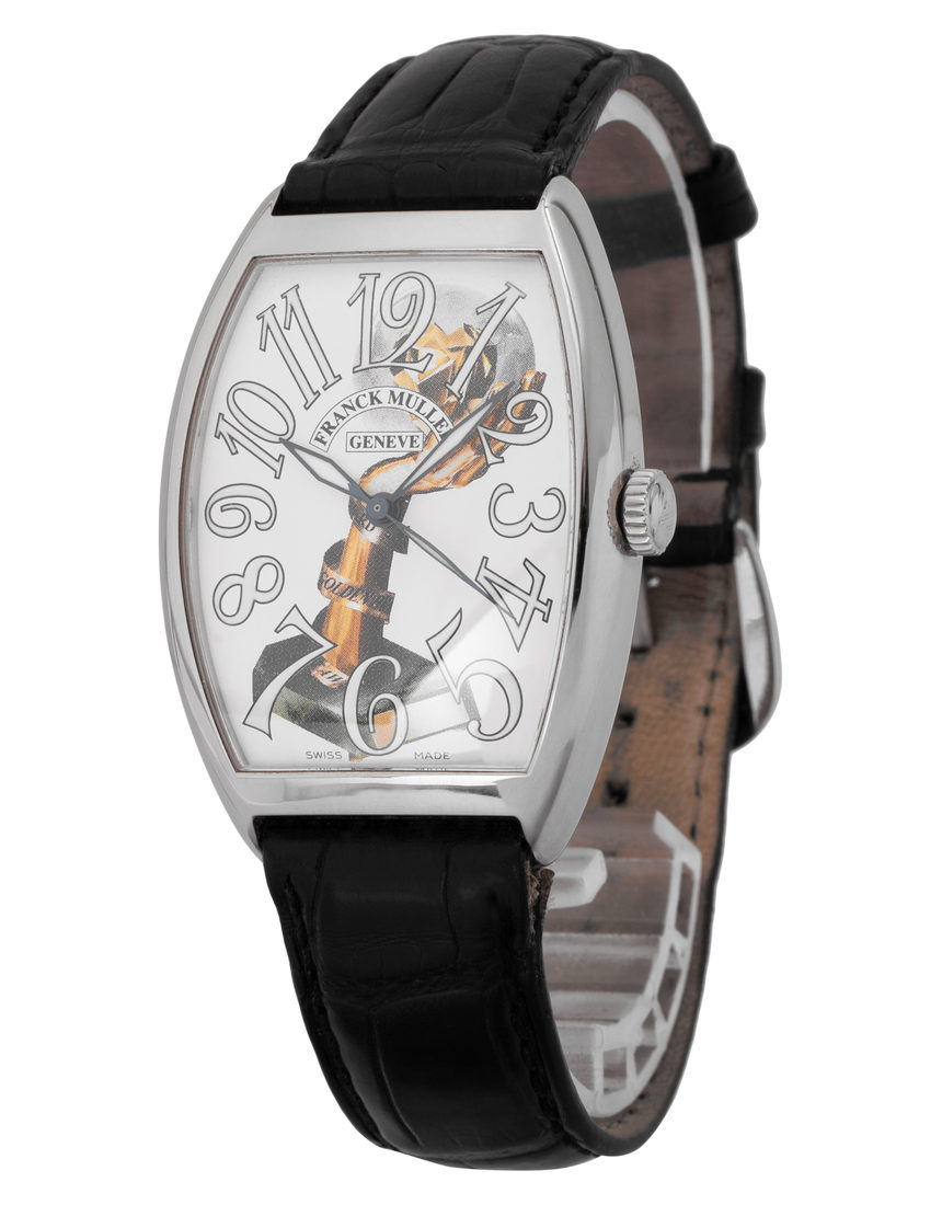 Franck Muller Cintree Curvex 6850 SC - 33 mm Leather side