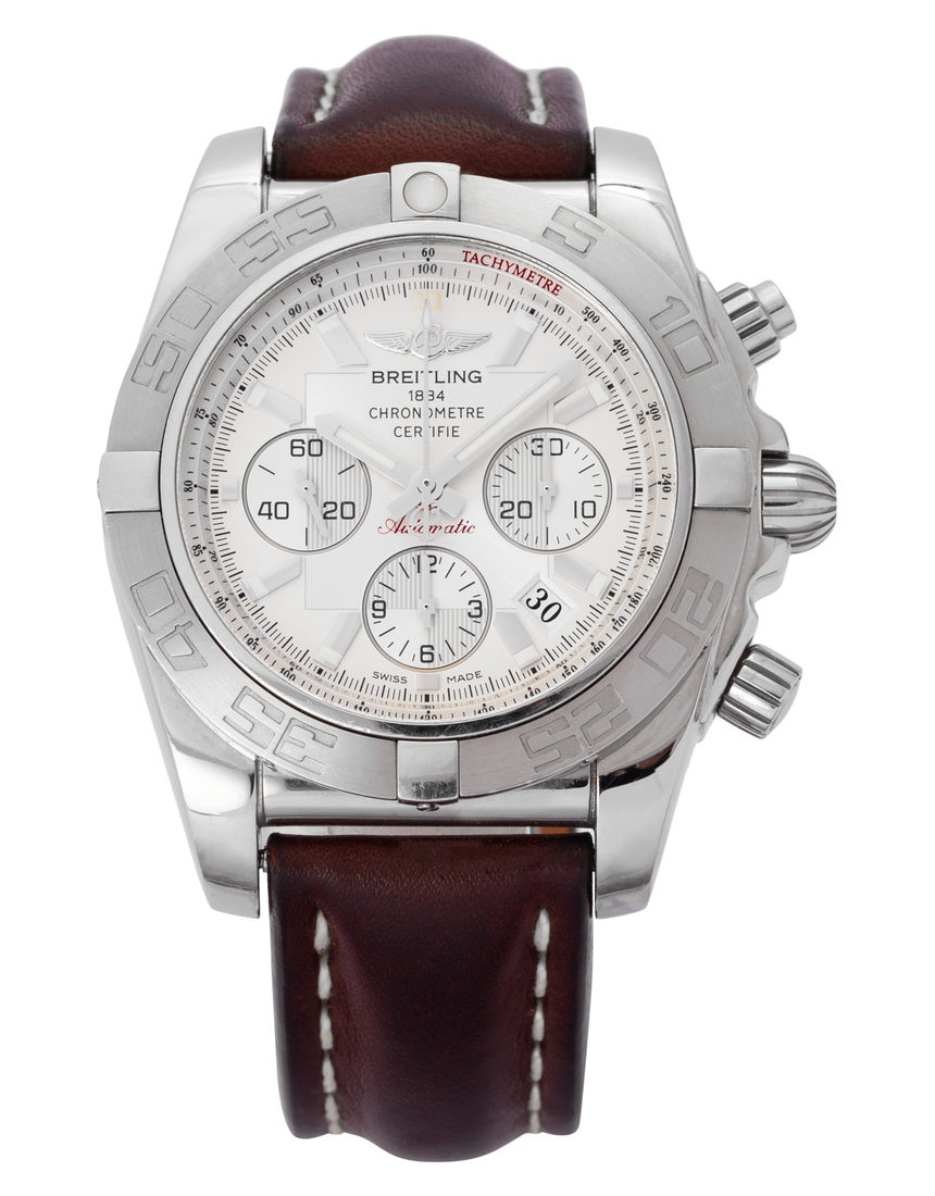 Breitling Chronomat 44 AB0110 - 43.5 mm Leather back