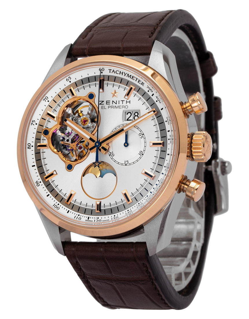 Zenith Chronomaster Grande Date 51.2160.4047/01.C713 - 45 mm Leather side