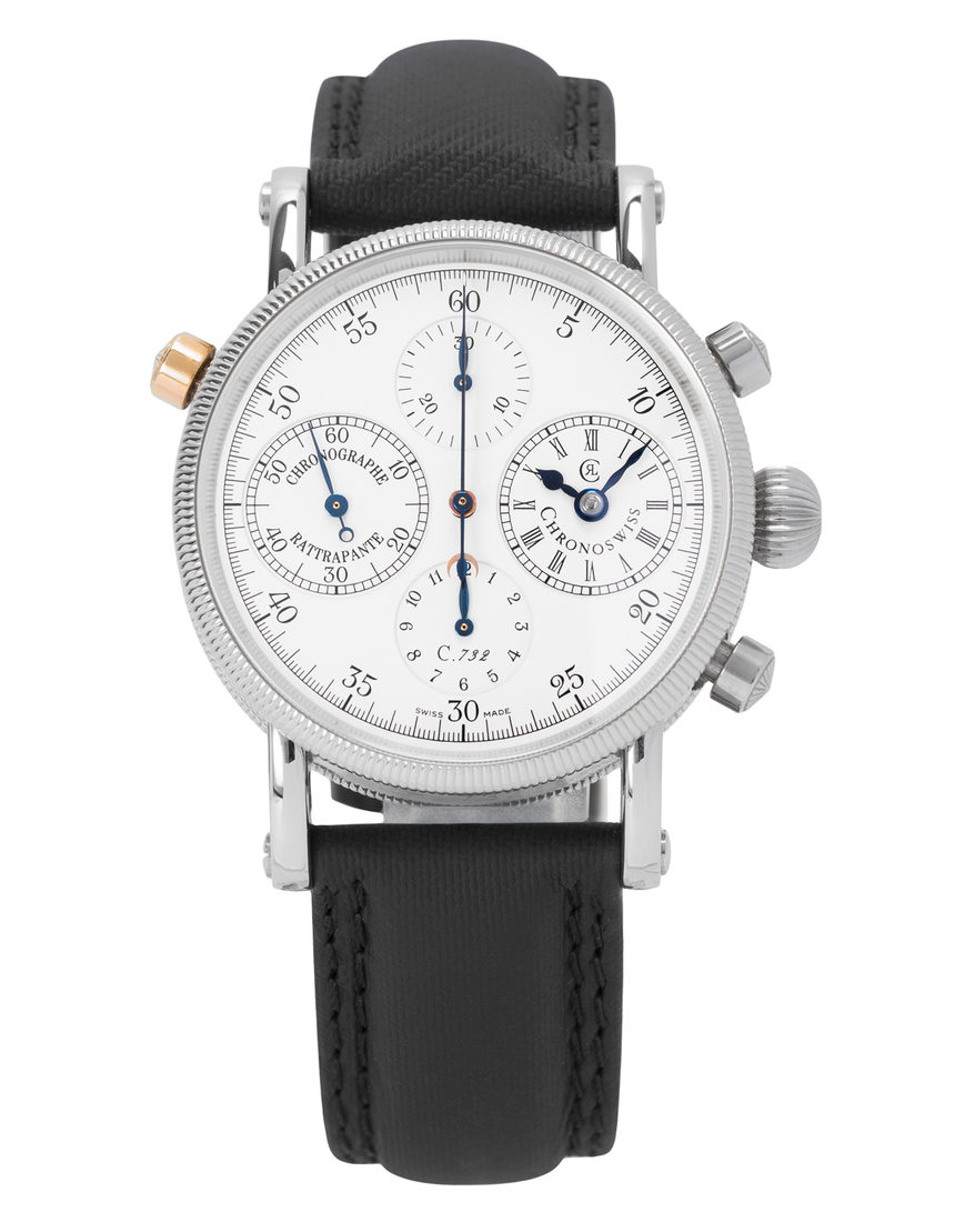 Chronoswiss Chronograph Rattrapante CH7323 - 38 mm Leather back
