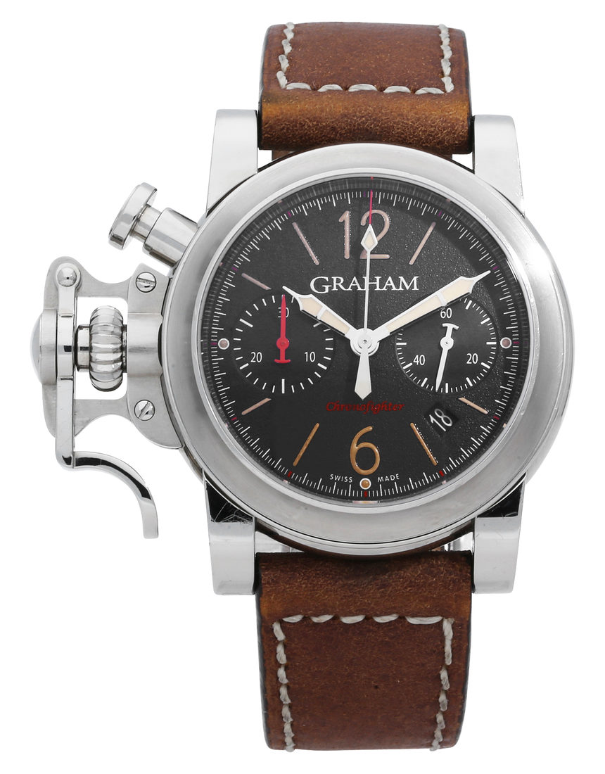 Graham Chronofighter R.A.C 2CRBS.B10A - 42 mm Leather back