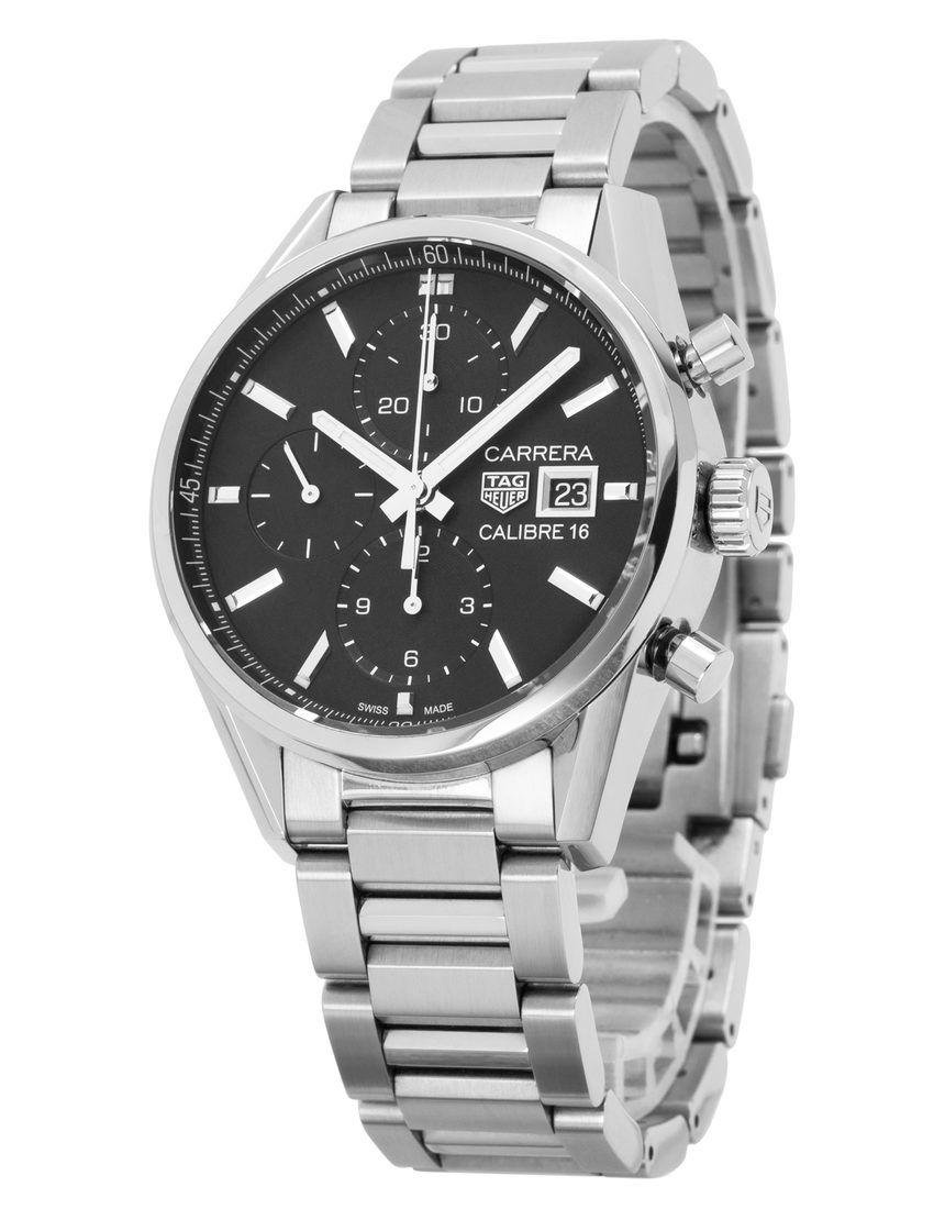 TAG Heuer Carrera Calibre 16 CBK2110.BA0715 - 41 mm Steel side