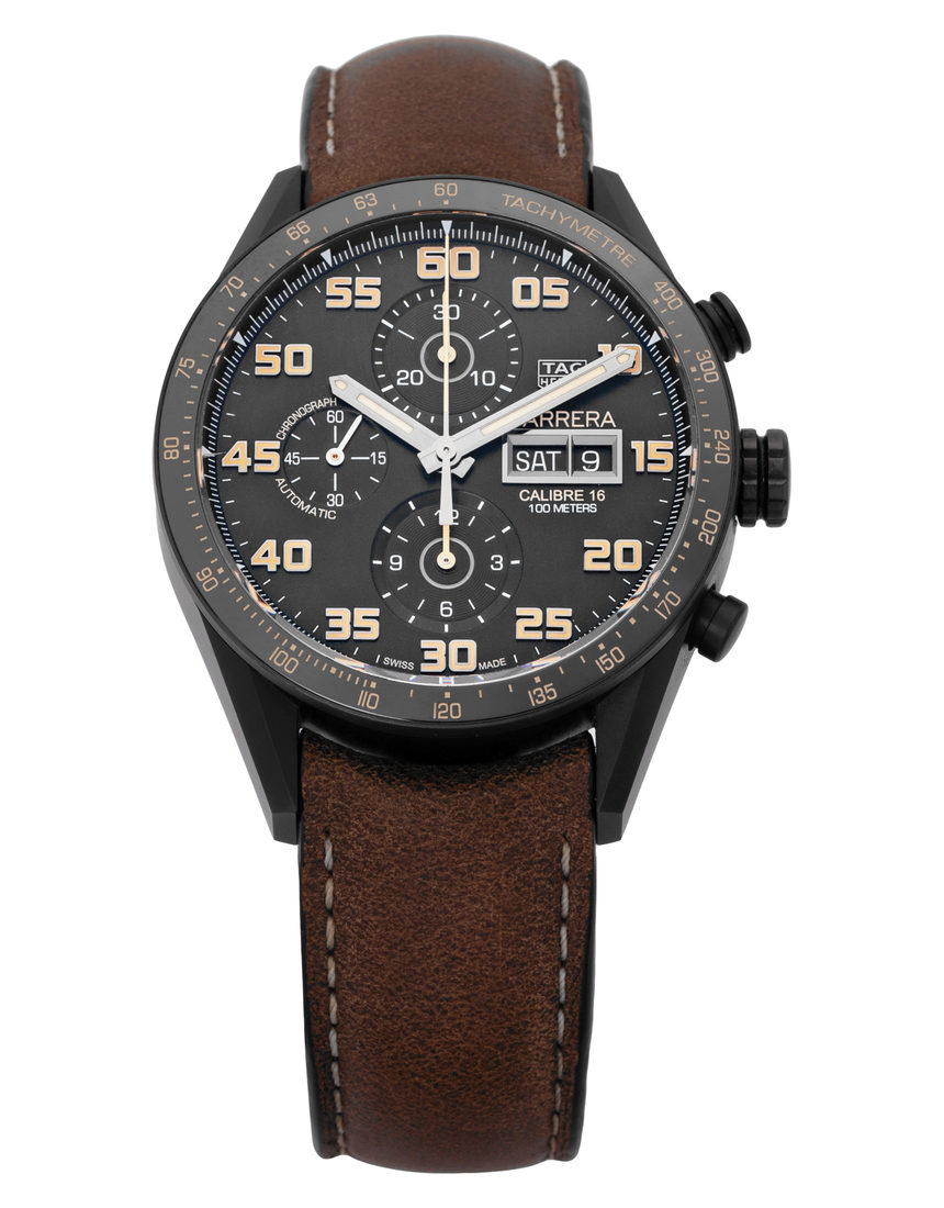 TAG Heuer Carrera CV2A84.FC6394 - 43 mm Leather back