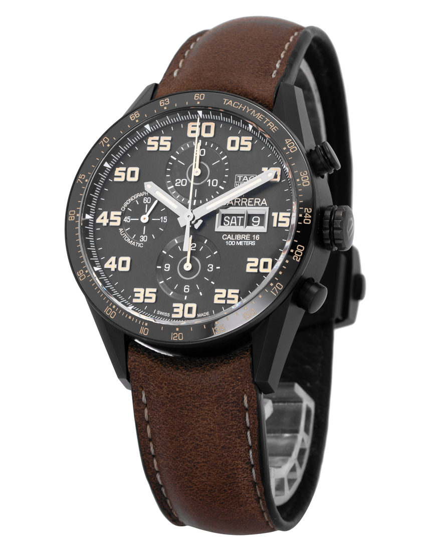 TAG Heuer Carrera CV2A84.FC6394 - 43 mm Leather side
