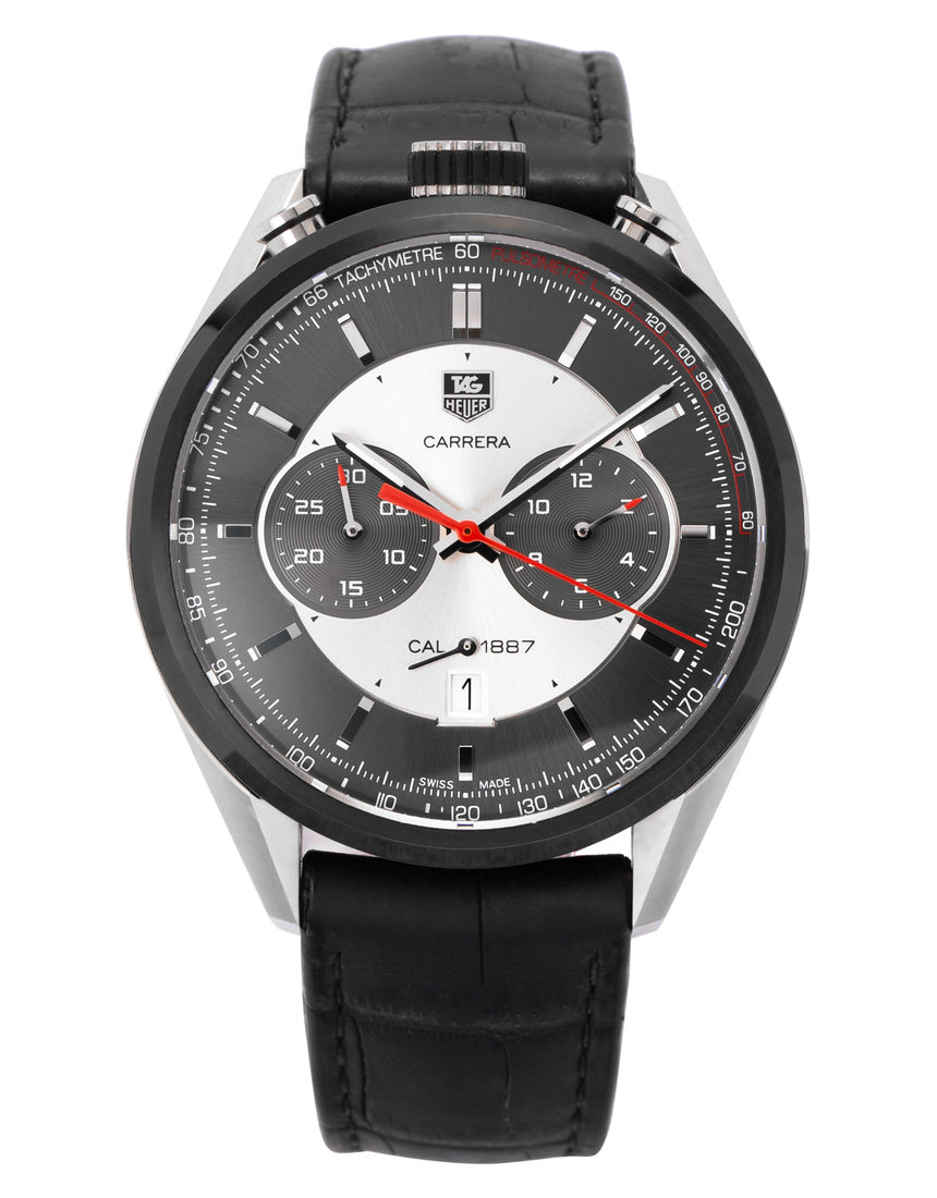 TAG Heuer Carrera CAR2C11.FC6327 - 45 mm Leather back