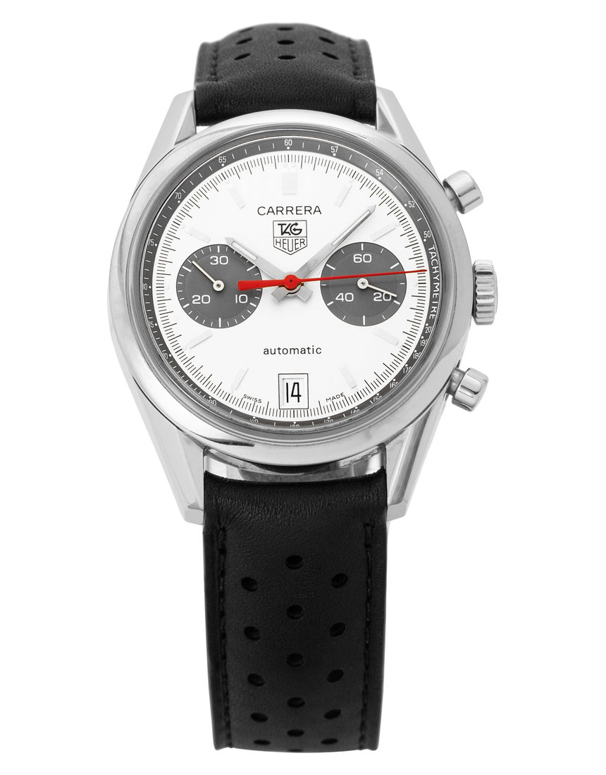 TAG Heuer Carrera CV2117.FC6182 - 39 mm Leather back