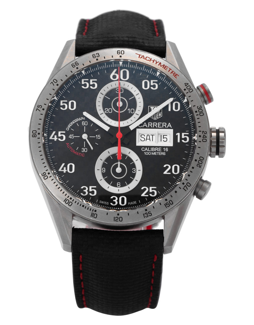 TAG Heuer Carrera CV2A80.FC6256 - 43 mm Leather back