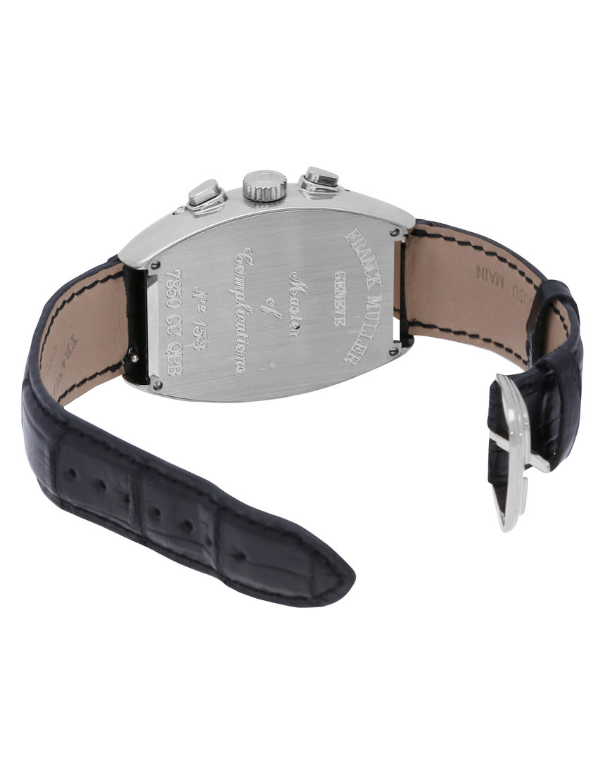 Franck Muller Biretrograde Perpetual Calendar 7850 CCQPB - 36 mm Leather