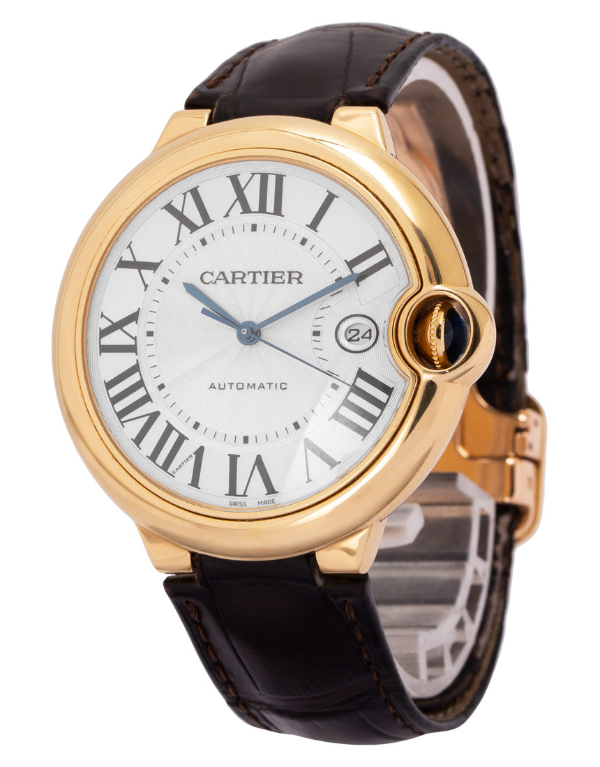 Cartier Ballon Bleu W6900551 - 42 mm Leather side