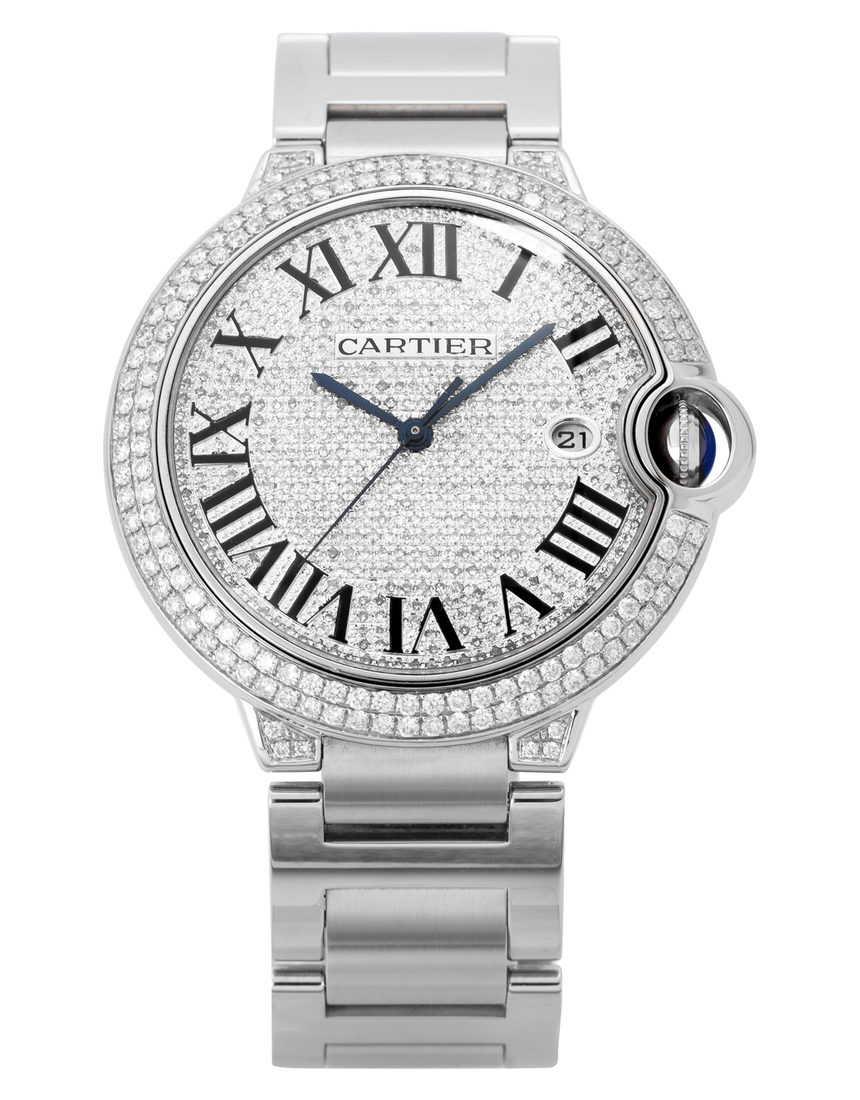 Cartier Ballon Bleu 3001 - 42 mm Steel back