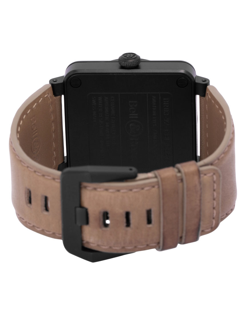 Bell and Ross BR03-92 BR0392-DESERT-CE - 42 mm Leather