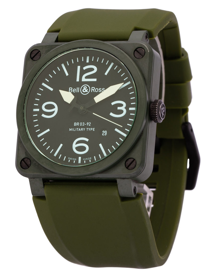 Bell and Ross BR03-92 BR03-92 - 42 mm Rubber side
