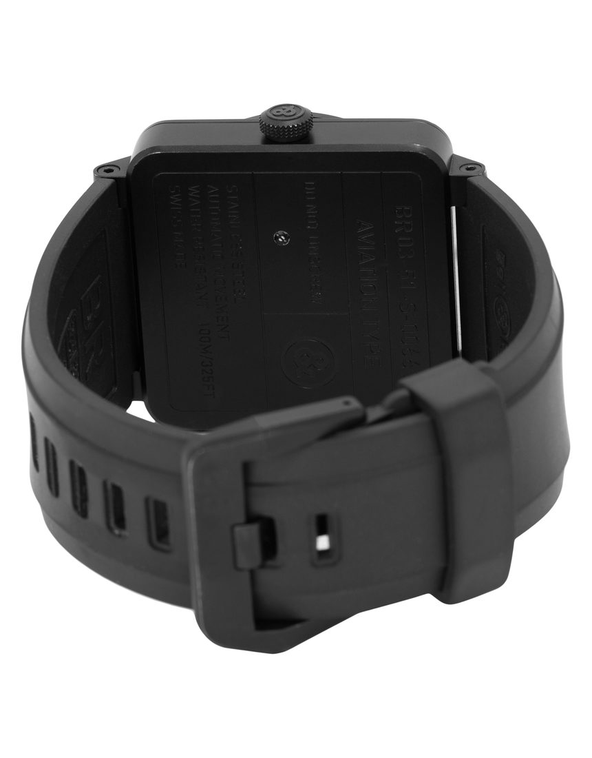 Bell and Ross BR03-51 GMT BR0351-GMT - 42 mm Rubber