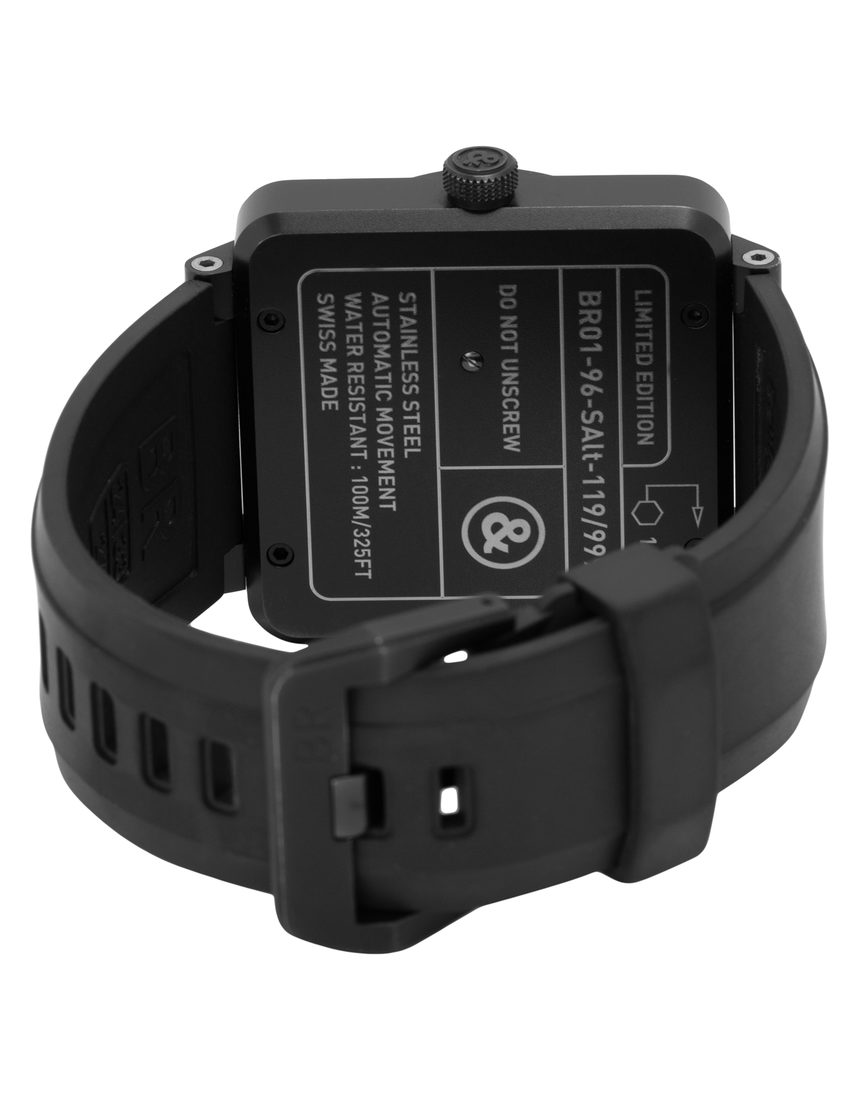 Bell and Ross BR 01 Altimeter BR01-96-SAlt - 46 mm Rubber