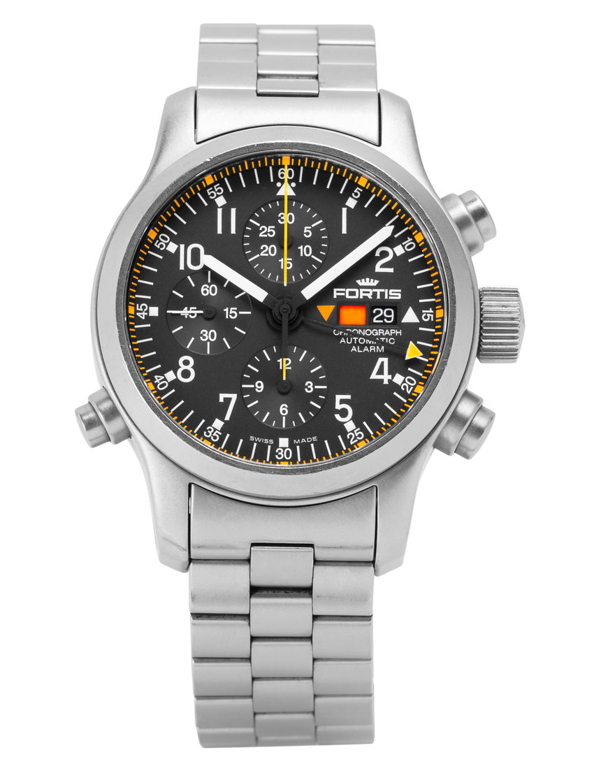 Fortis B-42 Pilot 636.22.11.11 - 43 mm Steel back