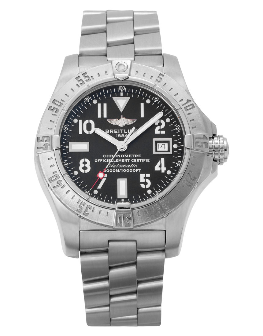 Breitling Avenger Seawolf A17330 - 45 mm Steel back