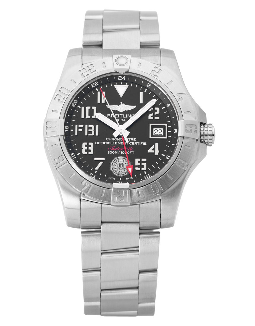 Breitling Avenger II GMT Limited Edition FBI A323901B.BG95.191A - 44 mm Steel back