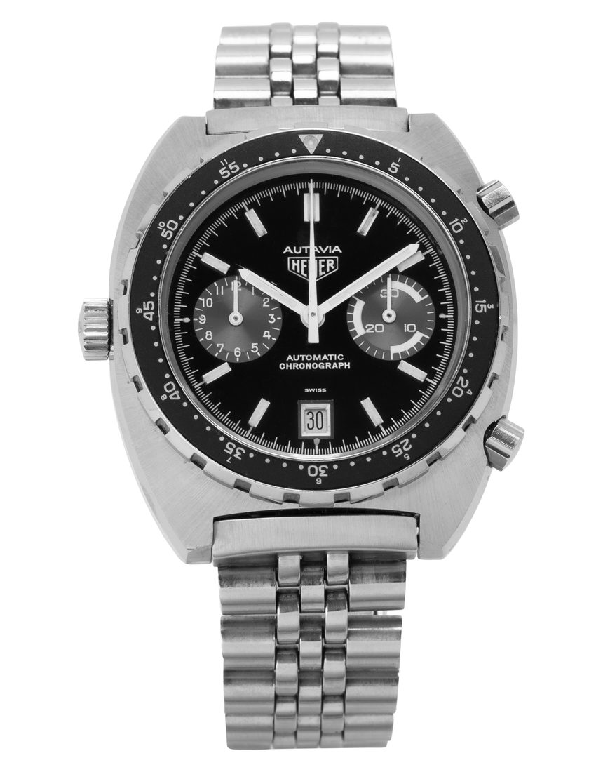 Heuer Autavia 11063V - 42 mm Steel back