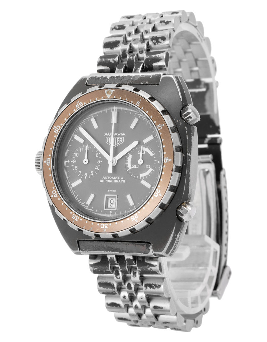Heuer Autavia 111.603 - 42 mm Steel side