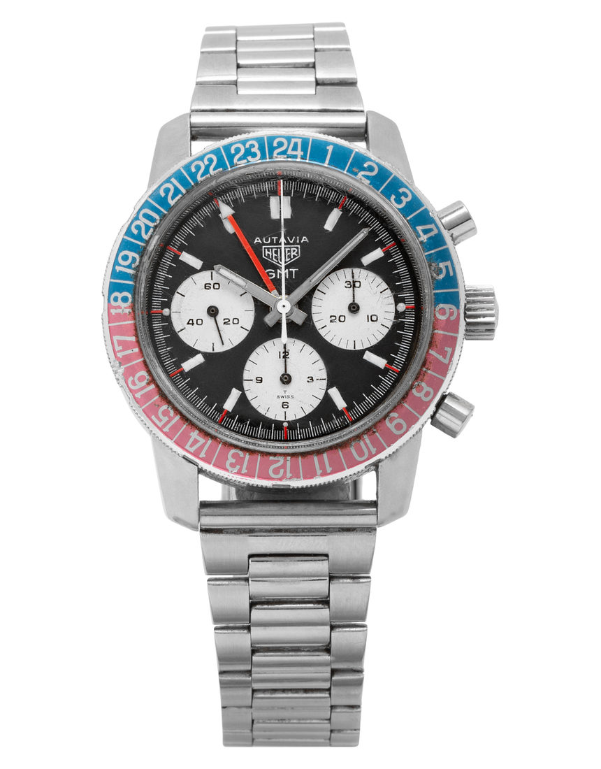 Heuer Autavia  2446C - 40 mm Steel back