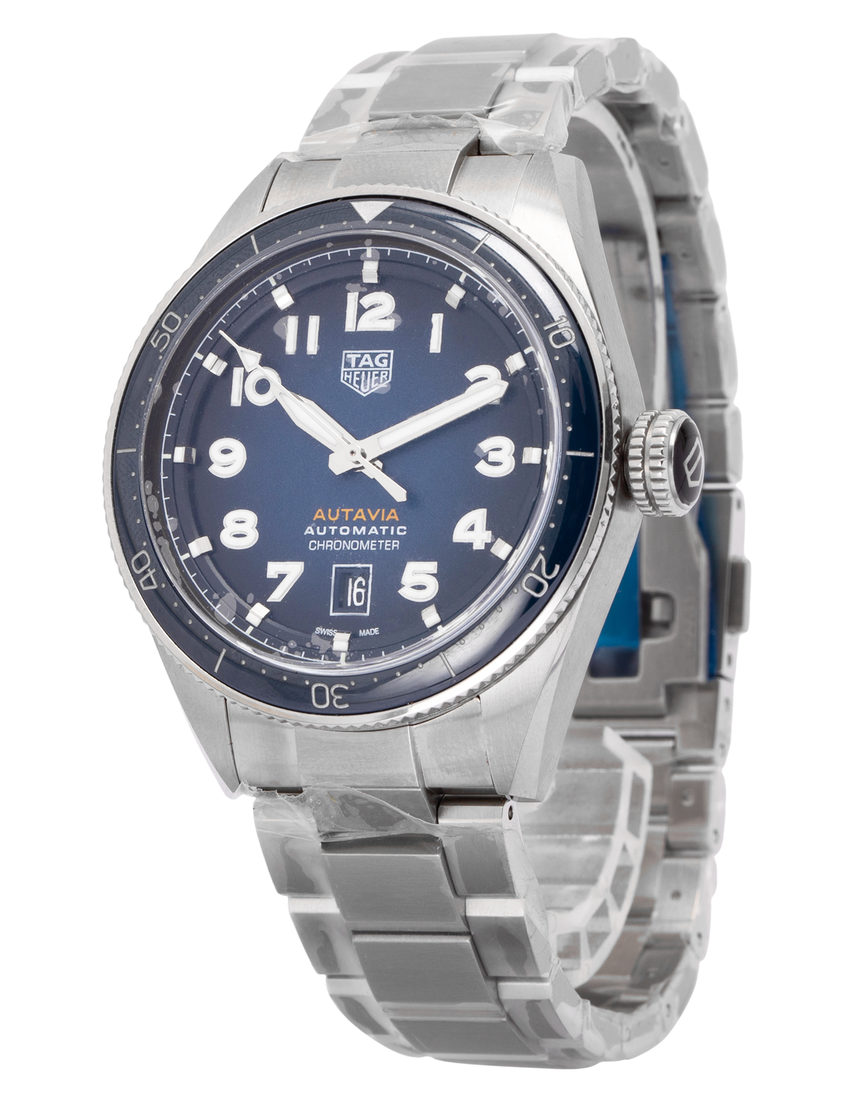 TAG Heuer Autavia WBE5116.EB0173 - 42 mm Steel side