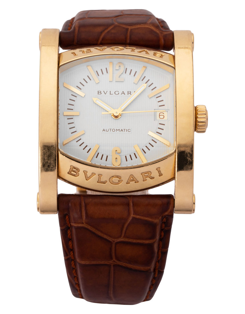 Bvlgari Assioma AA44G - 34 mm Leather back