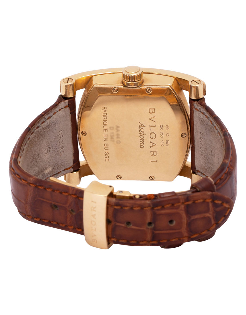 Bvlgari Assioma AA44G - 34 mm Leather