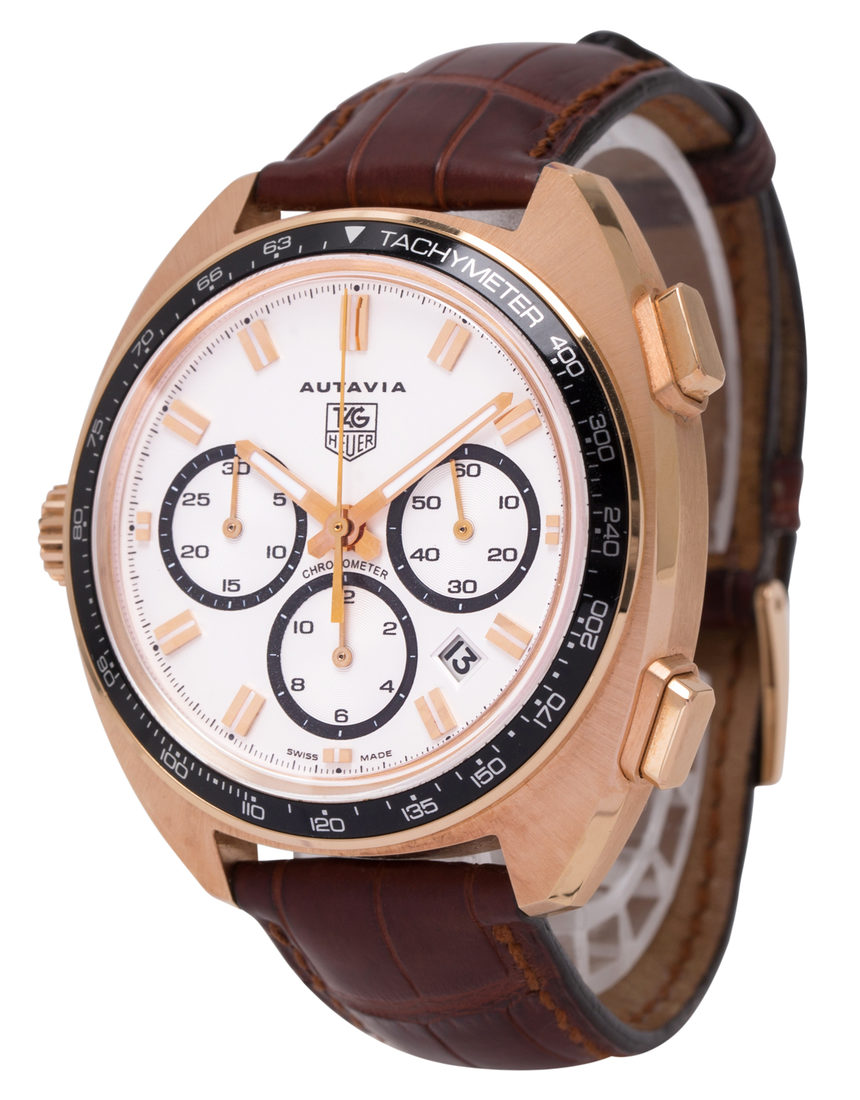 TAG Heuer Autavia CY5140.FC8158 - 43 mm Leather side