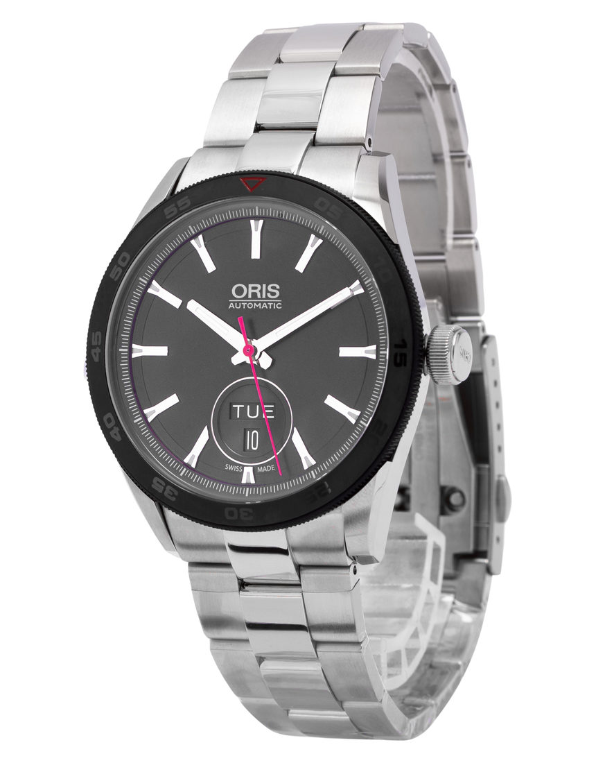 Oris Artix GT Day Date 01 735 7662 4424-07 8 21 87 - 42 mm Steel side